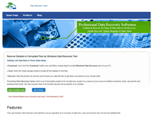 Tablet Screenshot of filesrecoverytools.com